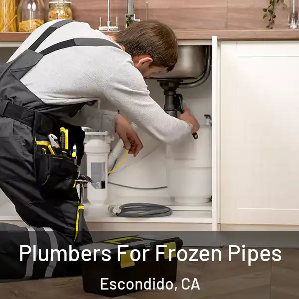  Plumbers For Frozen Pipes Escondido, CA